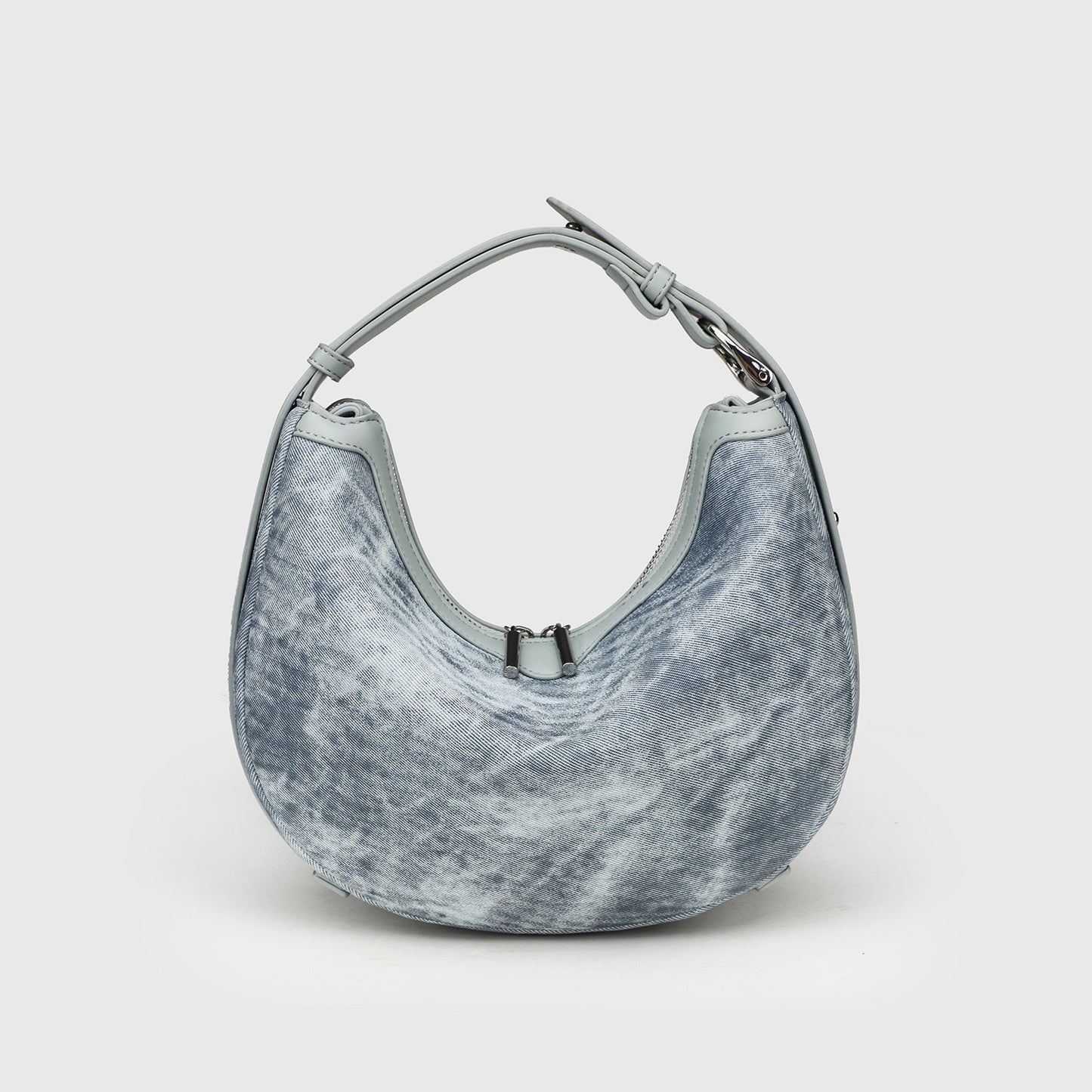 LUNARA Crescent Leather Hobo Bag