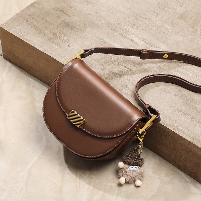 MARGOT Saddle Leather Crossbody Bag