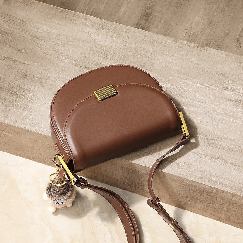 MARGOT Saddle Leather Crossbody Bag