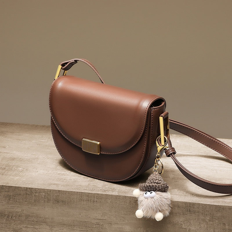 MARGOT Saddle Leather Crossbody Bag