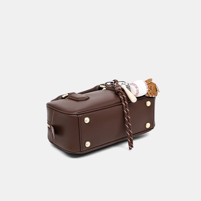 BOSTON Mini Leather Top Handle Bag